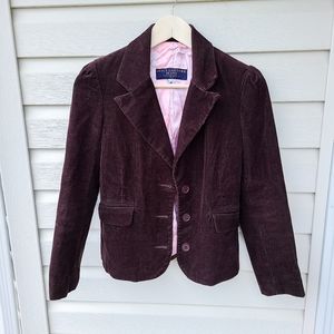 ➕VINTAGE JUICY COUTURE ➕ Corduroy Jacket Blazer Coat